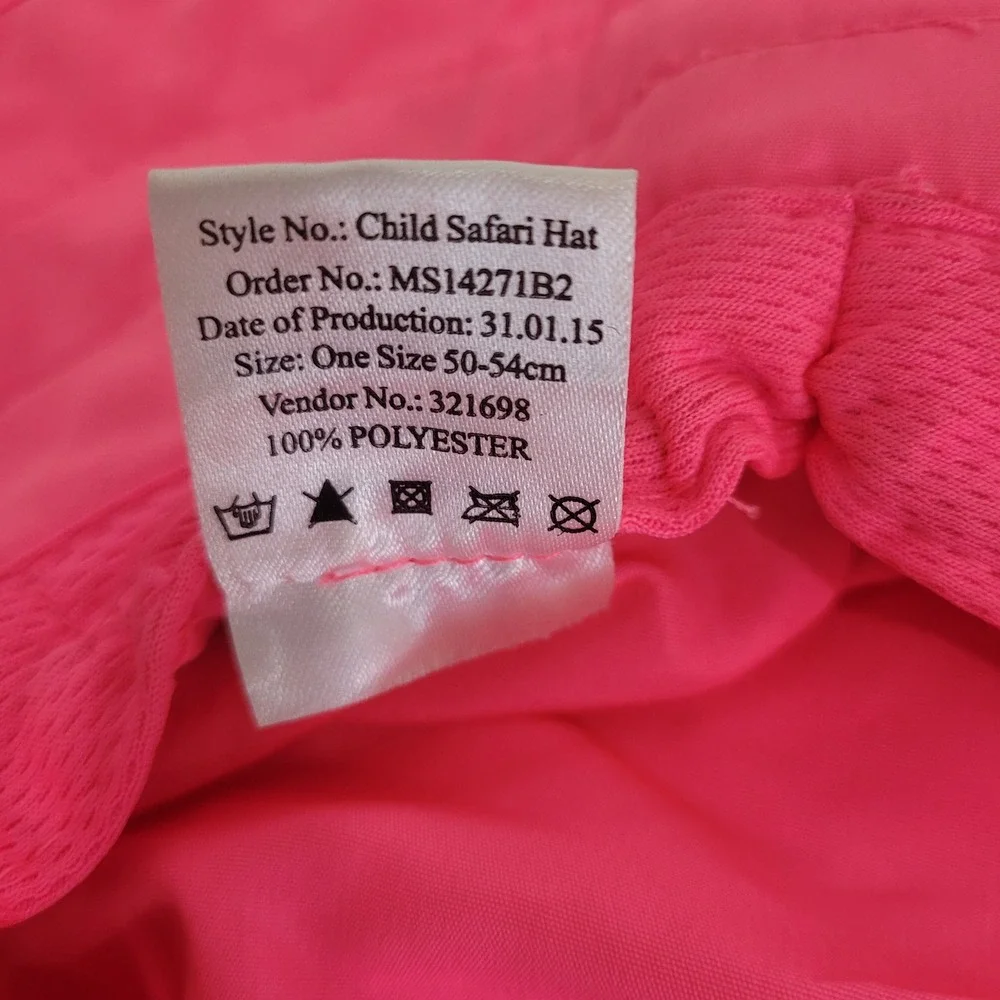 Sun Protection Zone Child Safari Hat Bundle Blue Shark Pink Floral UPF 50+ 50-54